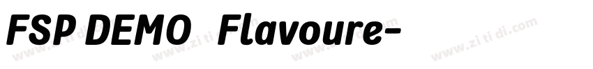 FSP DEMO   Flavoure字体转换